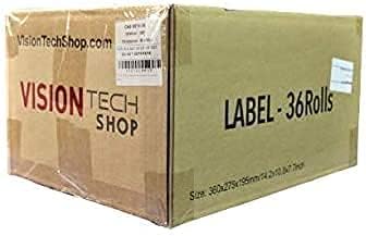 VisionTechShop LST-8030 Printing Scale Label, 58 x 50 mm, Non-UPC/Safe Handling 36 Rolls Per Case, Lower Price Than 12 Rolls