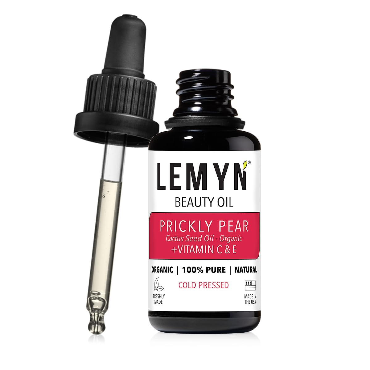 Prickly Pear Oil Royal Radiance | Freshly Made | Supercharged with Clinically Proven THD Vitamin C | The Queen of Oils | Luxurious Hydration & Glow | Nature’s Crown Jewel