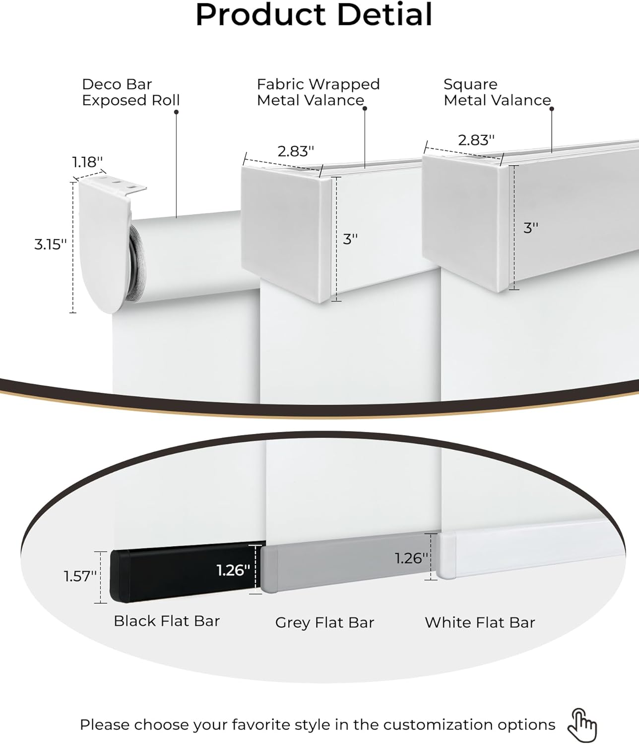 Motorized Roller Shade, 100% Blackout Electric 21-98” Width Blinds for Windows Via Hub Remote Alexa Google Home, Rechargeable Smart Automatic Customized Size(Dule Side-White)