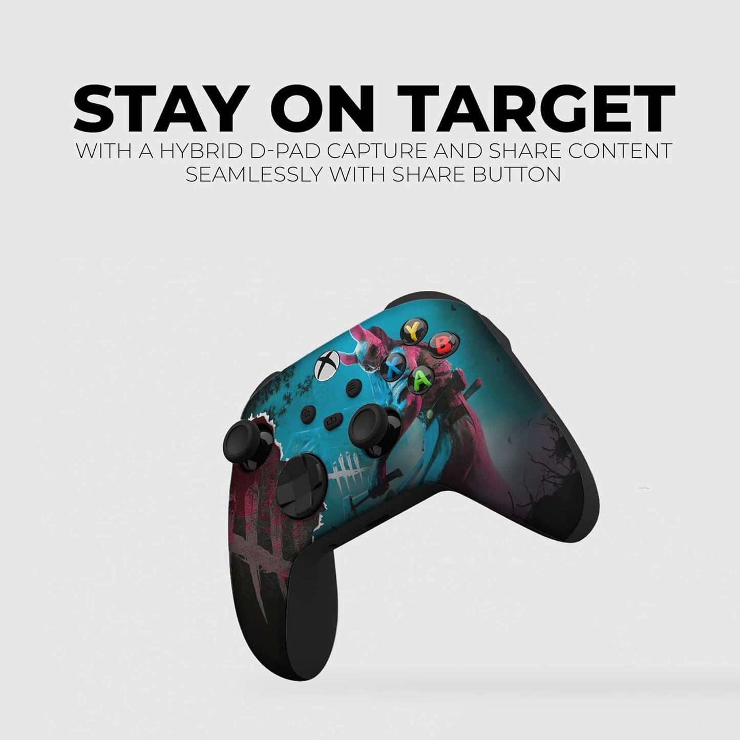 DreamController Dead By Daylighht Custom X-box Controller Wireless compatible with X-box One/Series X/S Proudly Customized in USA with Permanent HYDRO-DIP Printing(NOT JUST A SKIN) (MODDED)