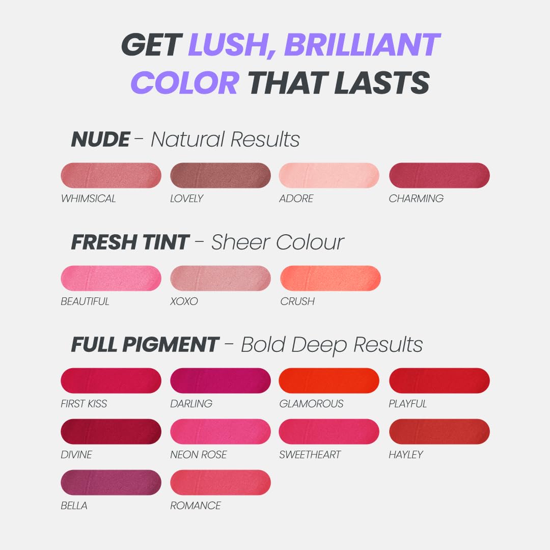Wonderskin Wonder Blading All Day Lip Stain Peel Off Masque and Reveal Kit- Long Lasting, Waterproof Pink Lip Tint, Transfer Proof Natural Makeup Stain Kit (Charming)