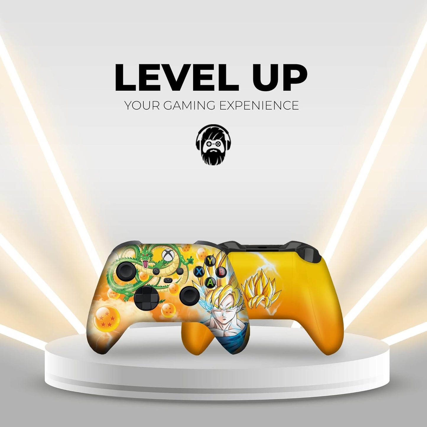 DreamController D. B. Z. Gokku Custom X-box Controller Wireless compatible with X-box One/Series X/S Proudly Customized in USA with Permanent HYDRO-DIP Printing(NOT JUST A SKIN) (MODDED)