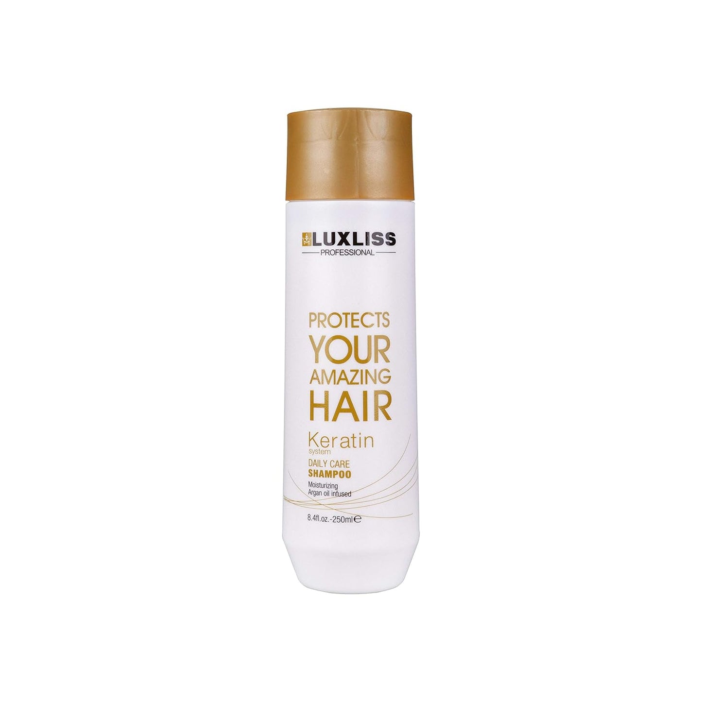 Cysteine System Curl Softening Smoothing Treatment and Keratin Daily Care Shampoo & Conditioner 4PCS Set Professional Results Straightens and Smooths Hair Formaldehyde Free 100% Safe