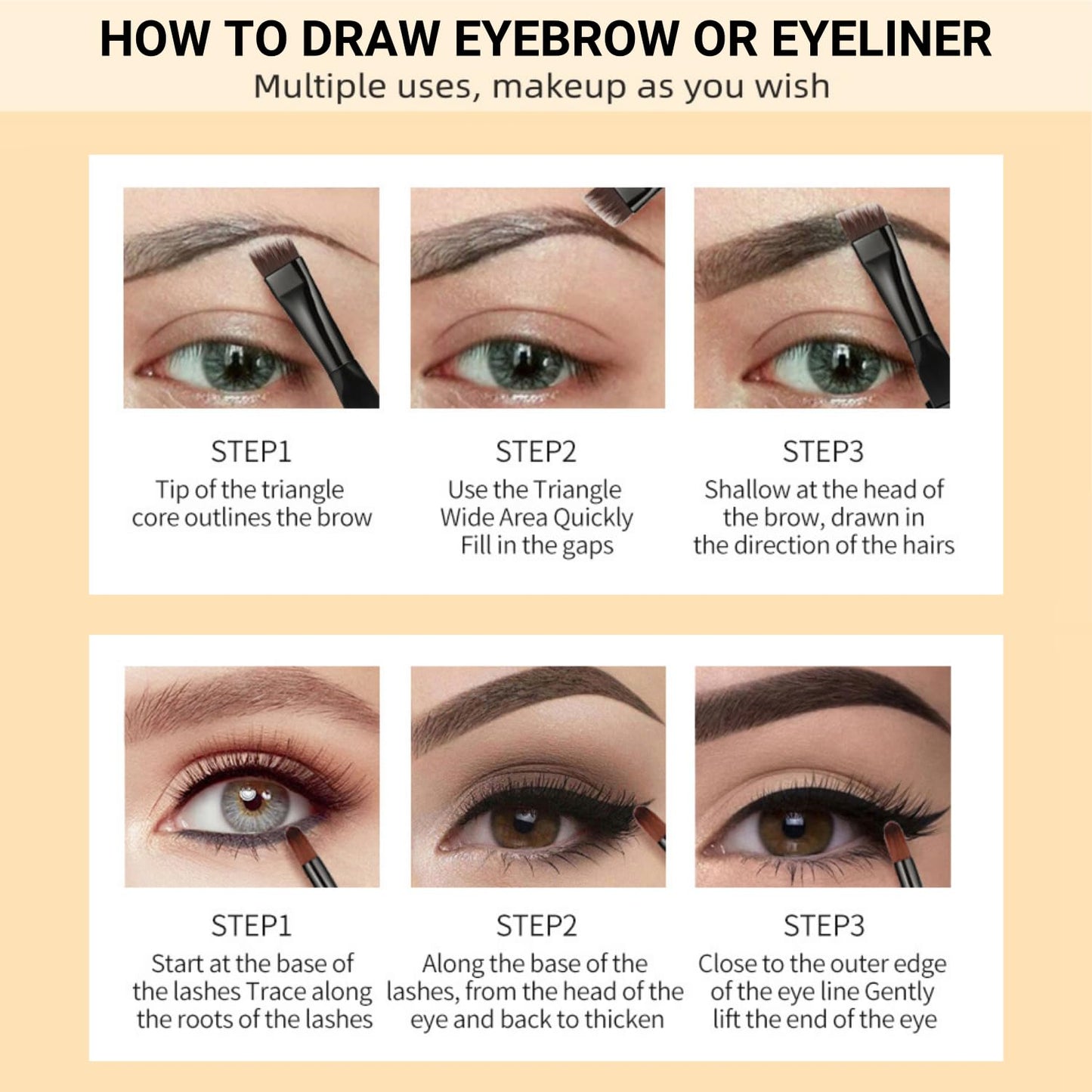 Eyebrow Pomade - Waterproof Brow Pomade for Long-lasting Results,Smudge Proof and Sweat Resistant Formula,Natural Eyebrow Makeup for All Skin Types and Tones - Dark Coffee