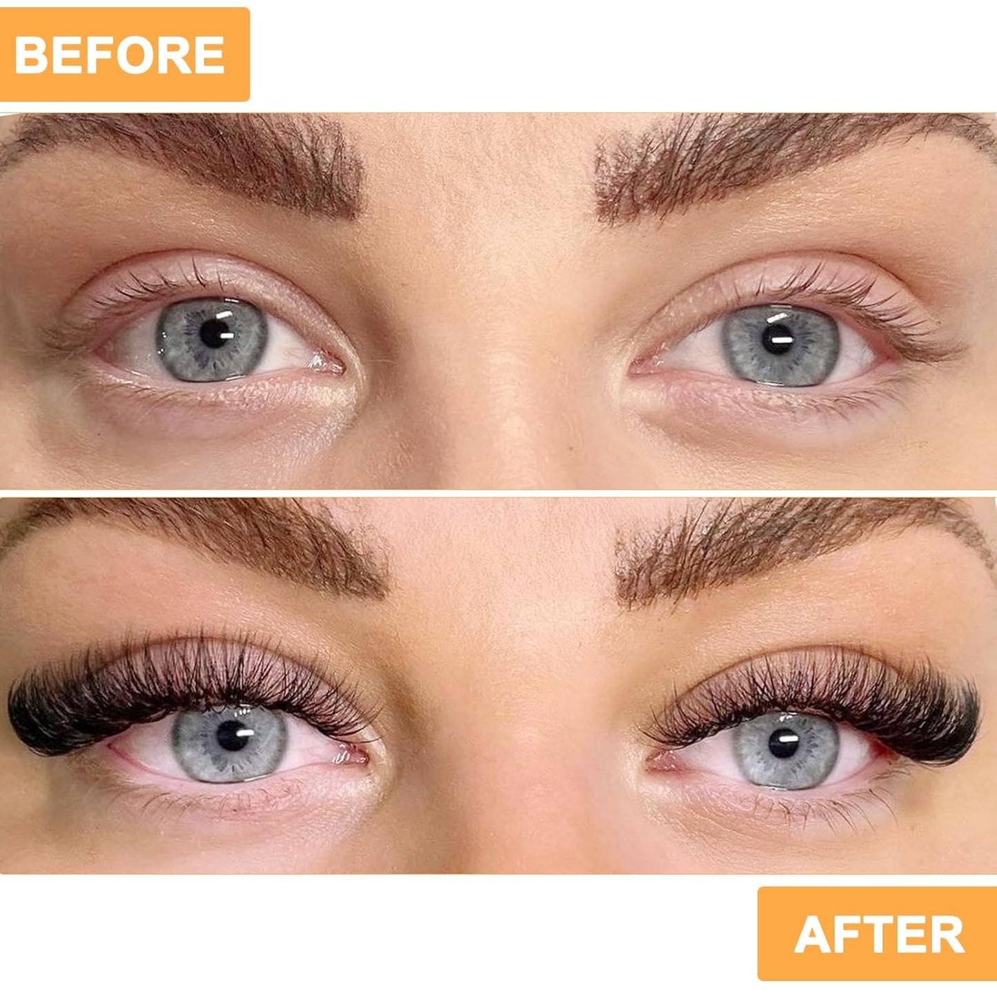 B&Q Lash Clusters 280PCS Eyelash Clusters, 40 50 C 9-16MIX Individual Lash Comfortable Eyelash Extension, Classic Look Pestañas Postizas (4050D-C)