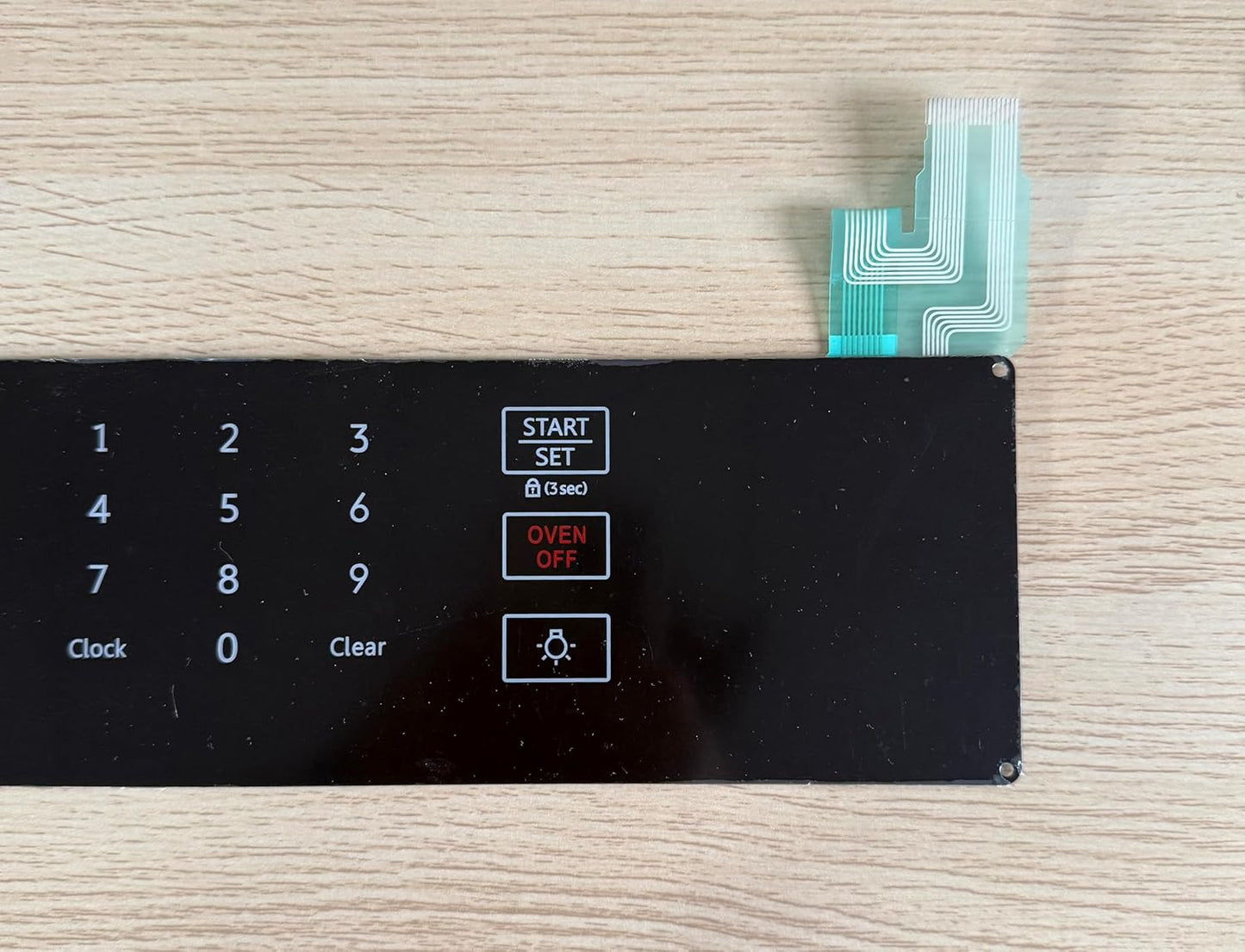 DG34-00045B Range Touchpad Control Panel Switch Membrane Compatible with Gas Ranges Ovens for AP6287053 Model Number NX58M6630SS/AA-00 