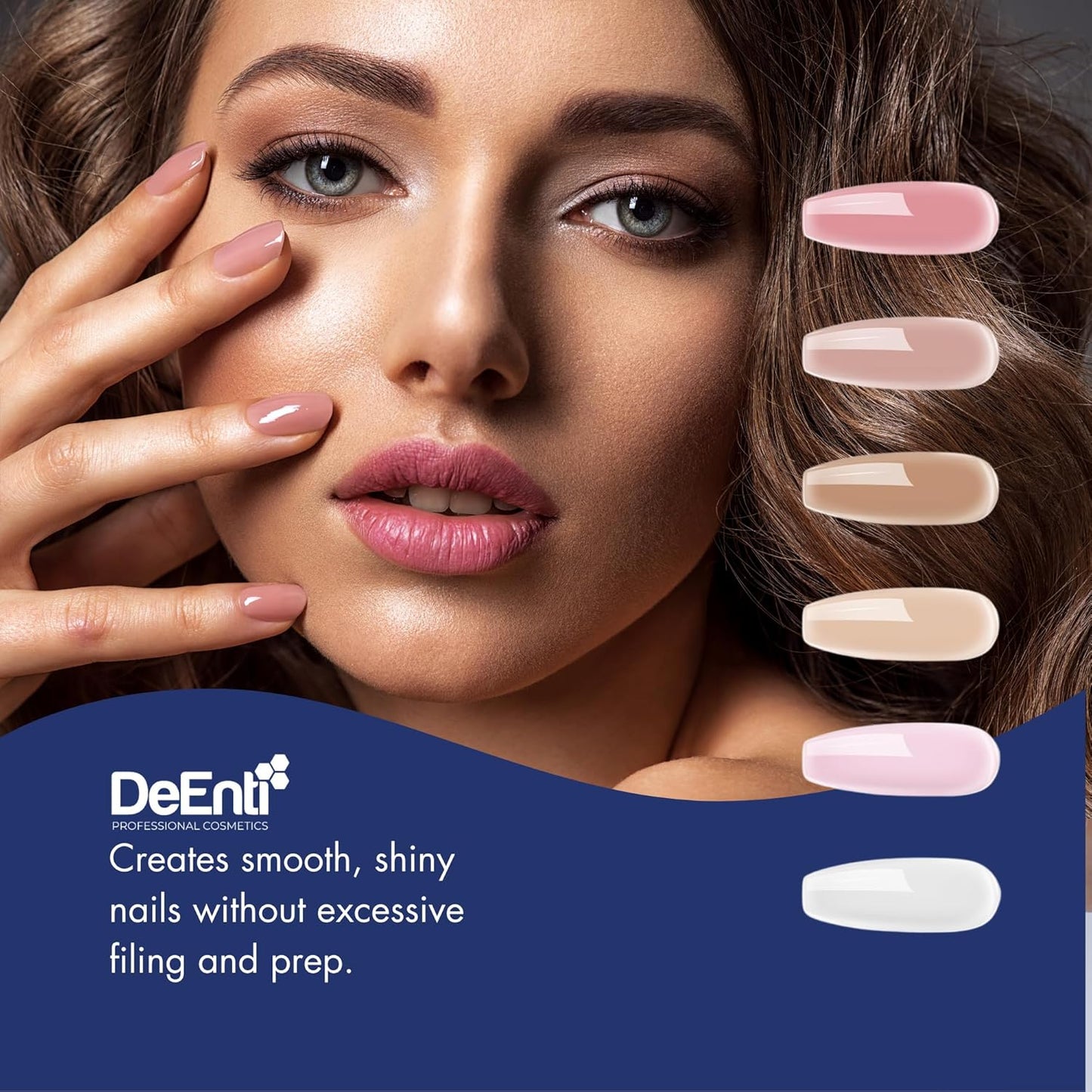 Acrylic Nail Powder, 2oz Medium Pink, Long Lasting Salon Quality, Bubble Free Professional Manicures, Nail Art, Fake Nails, Dip, Carving & Extensions
