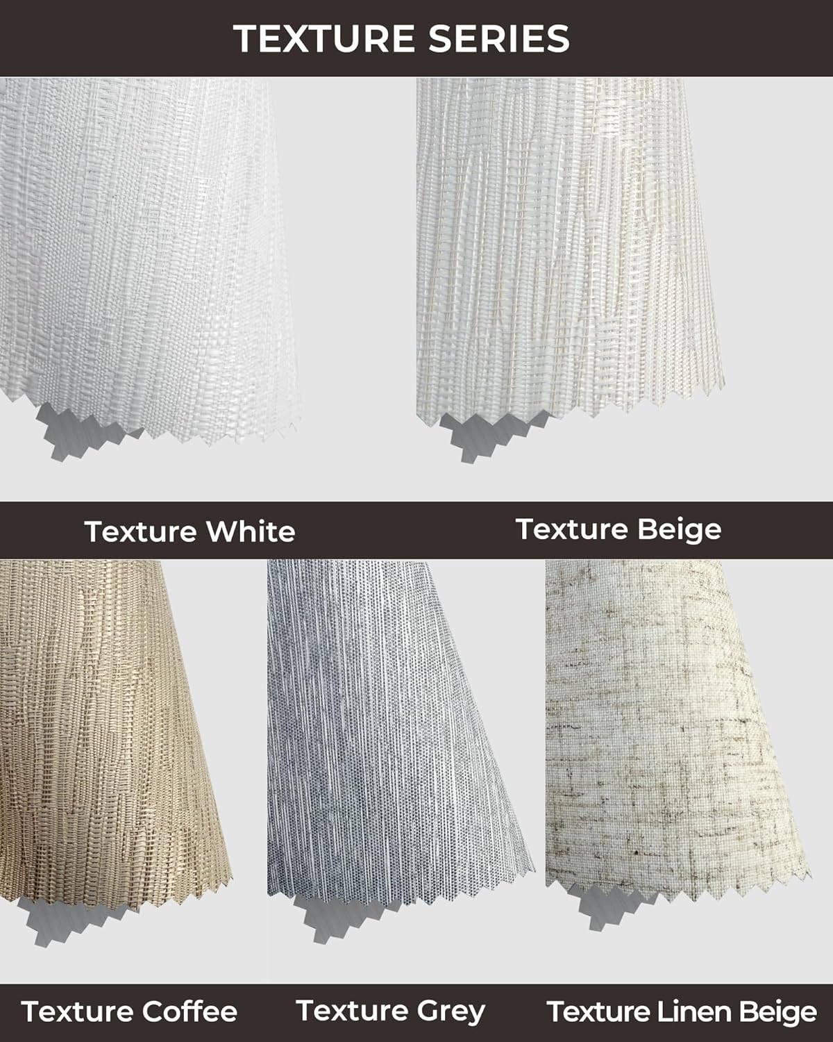 AIVIDIG 100% Blackout Shade Fabric Samples for Windows(Shade Fabric Samples)