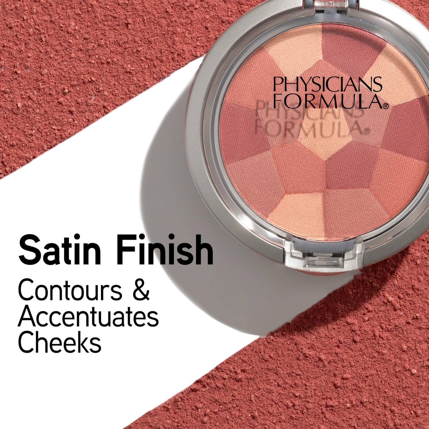Physicians Formula Mineral Wear Talc-Free Loose Powder Creamy Natural & Powder Palette Multi-Colored Blush Powder Blushing Rose
