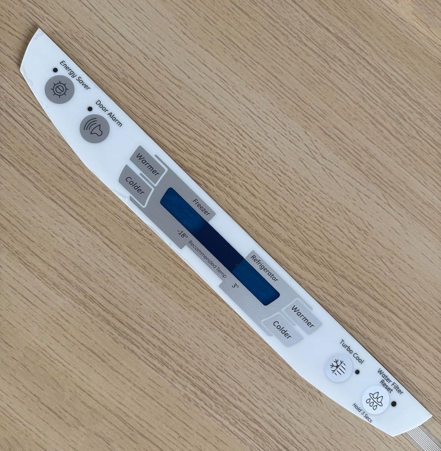 WR55X10689/ WR55X10930 Compatible with GE Refrigerator Control Membrane Switch Replaces AP4334073, 1477866, AH1766241, EA1766241, PS1766241 