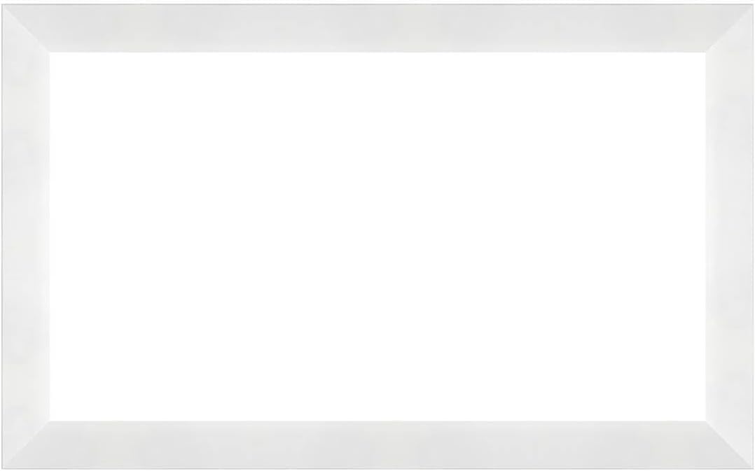 Gloss White 3" Color Chip Premiere Deco TV Frame (32",43",50",55",65",75",85") Compatible ONLY with Samsung The Frame and Pro TVs (Fits 2021-2025, LS03A,LS03B,LS03C,LS03D,LS03FA,LS03FW)