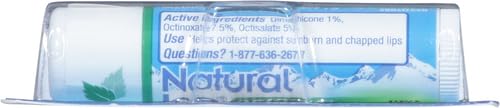 Mentholatum Natural Ice Lip Balm Original SPF 15 1 Each
