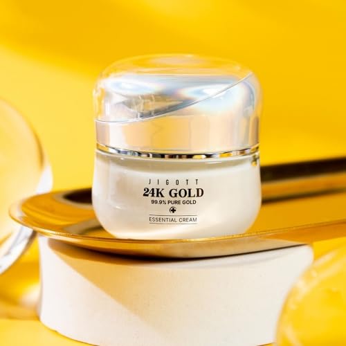 Signature 24K Gold Essential Skin Care 3 Set Toner, Emulsion, Cream Set (24K Gold)
