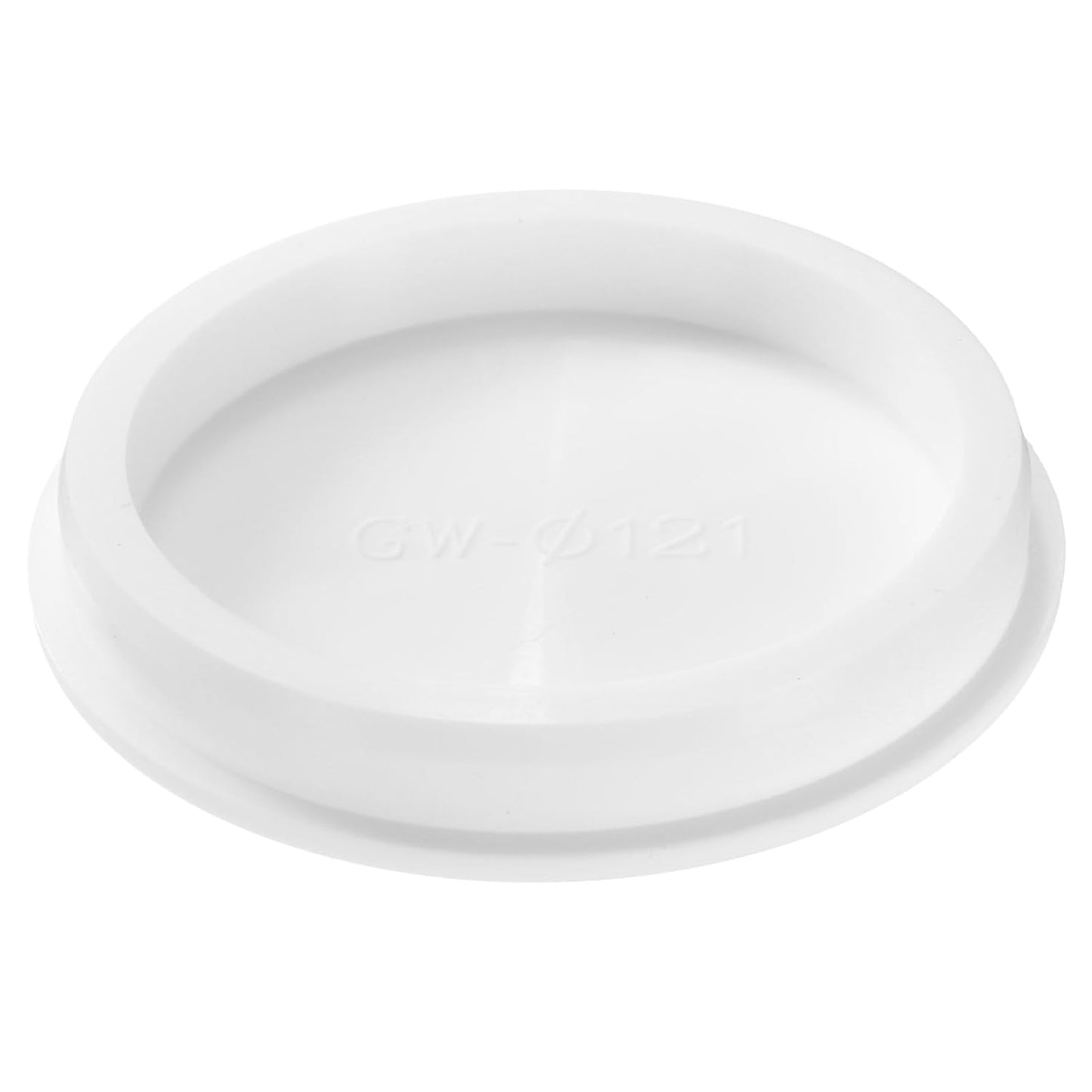 uxcell 1Pcs Silicone Hole Plug, Waterproof Round Rubber Stoppers Bottle Seal Plugs Tube Pipe End Caps for 120mm/4.72" Hole for Bathtub Bottle, White