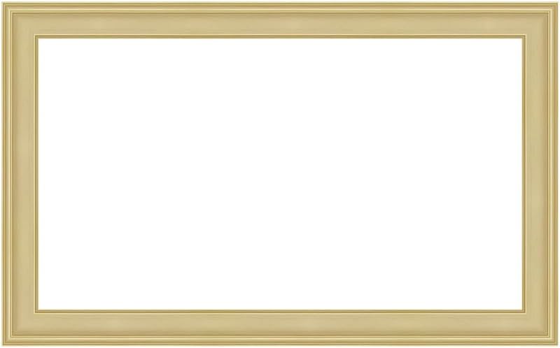 Antique White 75" Premiere Deco TV Frame - Compatible ONLY with Samsung The Frame TV and Pro TVs (Fits 2021-2025, LS03A, LS03B,LS03C,LS03D,LS03FA,LS03FW)