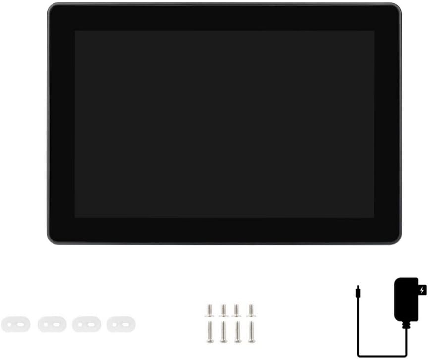 Industrial HMI All-in-one 10.1inch Touch Display Compatible with Raspberry Pi 5 (Included), Supports Dual 4K HDMI Output, 10-Point Touch, Aluminum Alloy Case @XYGStudy (PI5-HMI-101D)