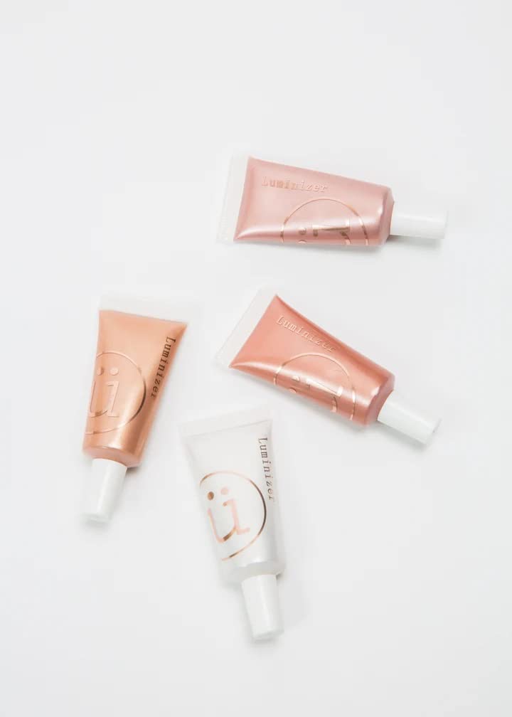 M2U NYC Liquid Highlighter Makeup, Luminizer Pearl, Shimmer And Shine, Ultra-Smooth Radiant Illuminator For Face Cheekbone Body Glow Illuminating (Orange-Futurity)