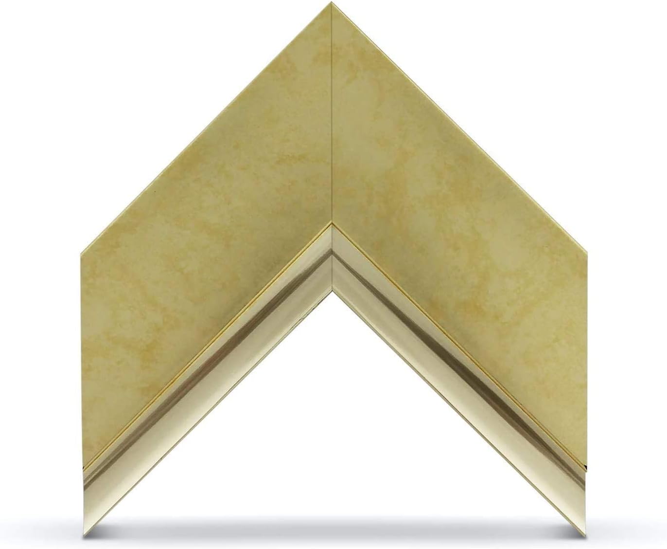 Contemporary Gold 50" Premiere Deco TV Frame - Compatible ONLY with Samsung The Frame TVs (Fits 2021-2025, LS03A, LS03B, LS03C, LS03D, LS03FA)