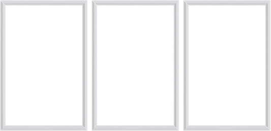 3 PCS Premade Wainscoting Panels Accent Wall Panels for Interior Wall Decor Easy DIY Build and Batten Chair Rail & Picture Frame Door Decor (16 x 24 in)