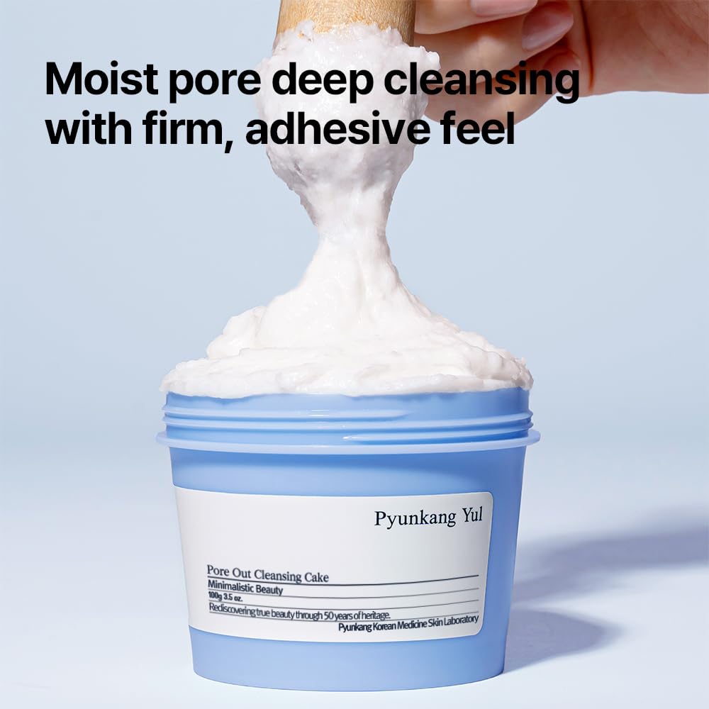 Pyunkang Yul PKY Pore Out Faicial Cleanser, Sticky Clay absorbs impurities & Makeup, Deep Pore Cleansing with Moisture (3.38 Fl. Oz, 100g)