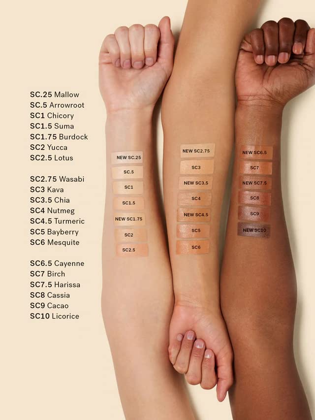 ILIA - True Skin Serum Concealer | Non-Comedogenic, Cruelty-Free, Vegan, Safe For Sensitive Skin, Reduces Appearance of Dark Circles + Blemishes (Cayenne SC6.5, 0.16 oz | 5 ml)