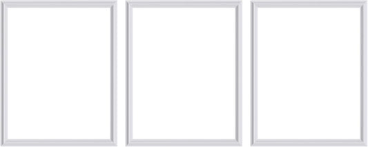 3 PCS Premade Wainscoting Panels Accent Wall Panels for Interior Wall Decor Easy DIY Build and Batten Chair Rail & Picture Frame Door Decor(16 x 20 in)