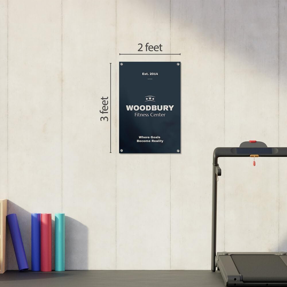 Staples Custom Scrim Vinyl Banner - 36W" x 24L" Quote Banner with 4 Grommets - Durable Outdoor Sign for Events, Promotions, and Business Advertising (Rainbow)