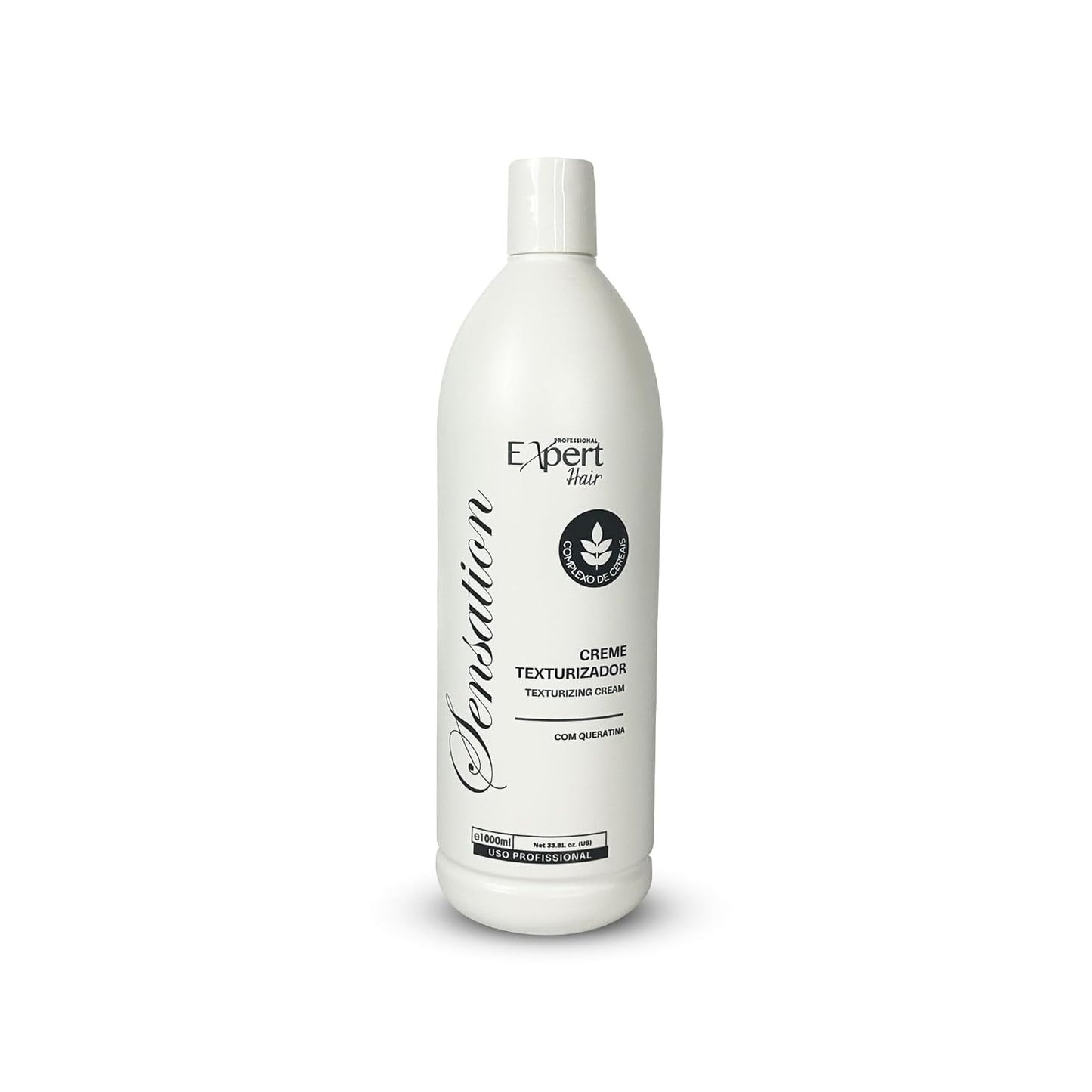 Expert Hair Sensation, Brazilian Keratin Hair Treatment - Anti Frizz for All Hair Types – Long-Lasting Straightening - Keratina Para Alisar El Pelo, Brazilian Blowout Products (1L/33.8fl.oz)