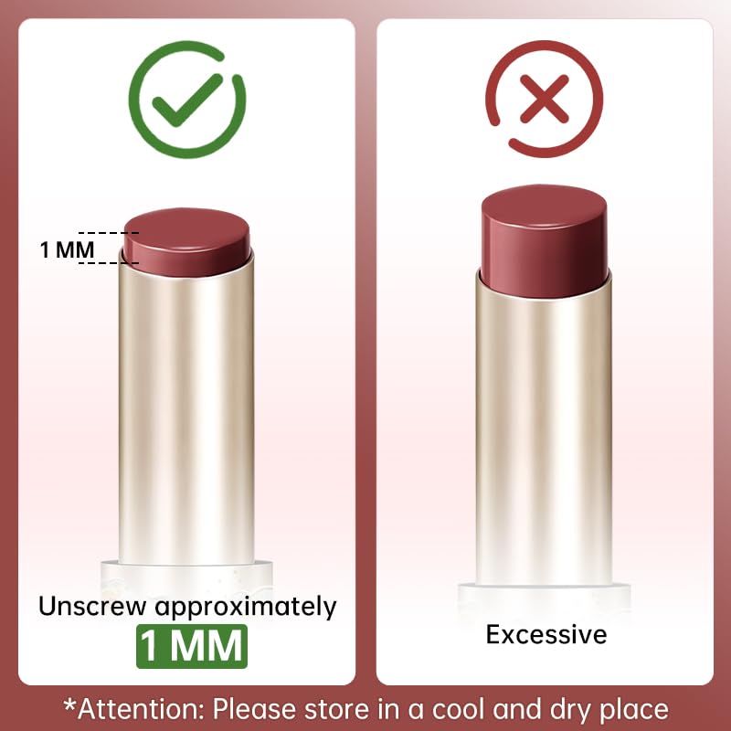 CATKIN Glossy Lip Balm 3pcs Gift Set, Ultra Hydating Glow Lip Tinted Jelly Plump Melting Balm Shea Butter Repair Soothing For Dry Lips Dewy Finished 0.12 oz 01