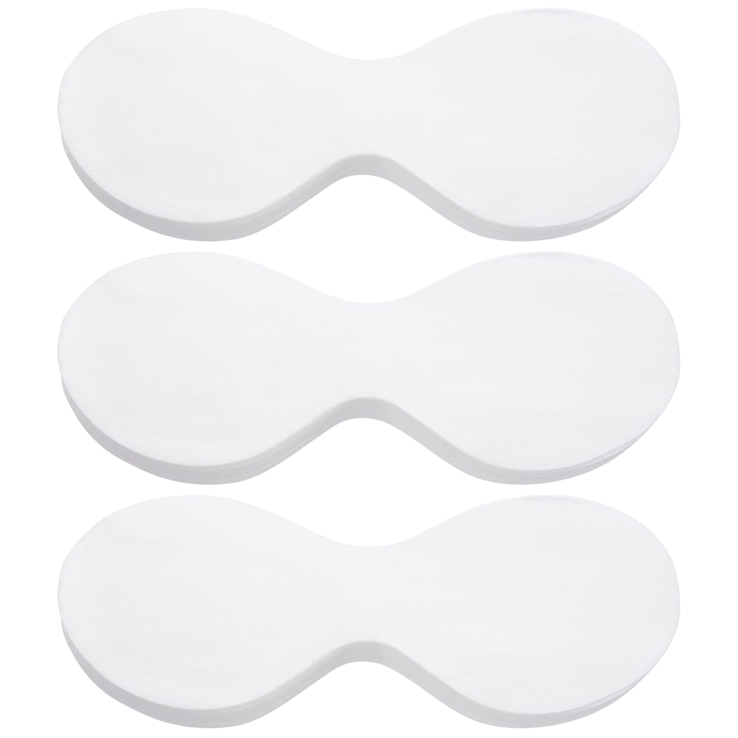 300 Sheets Disposable Eye Mask Paper, Non Woven Eye Care Patches Paper Eye Covers, Cotton Spa Eye Pads for Facials, DIY Clear Eye Mask Paper Beauty Sheets for Makeup…