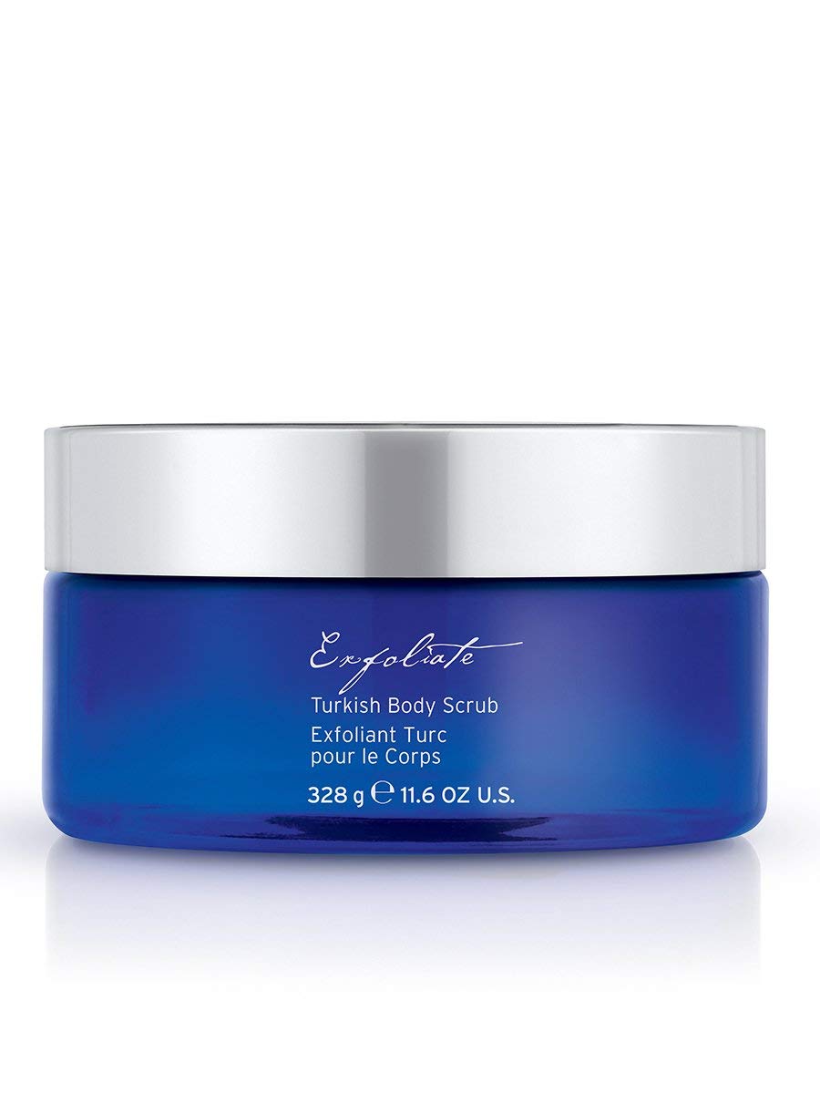 Kerstin Florian Aromatherapy Turkish Body Scrub | Eucalyptus Sea Salt Exfoliant for Smooth Skin | 11.6 oz