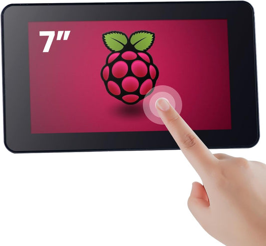 7 Inch Touchscreen IPS DSI Display Compatible with Raspberry Pi 5, 800x480 Capacitive Screen MIPI DSI Driver-Free Interface