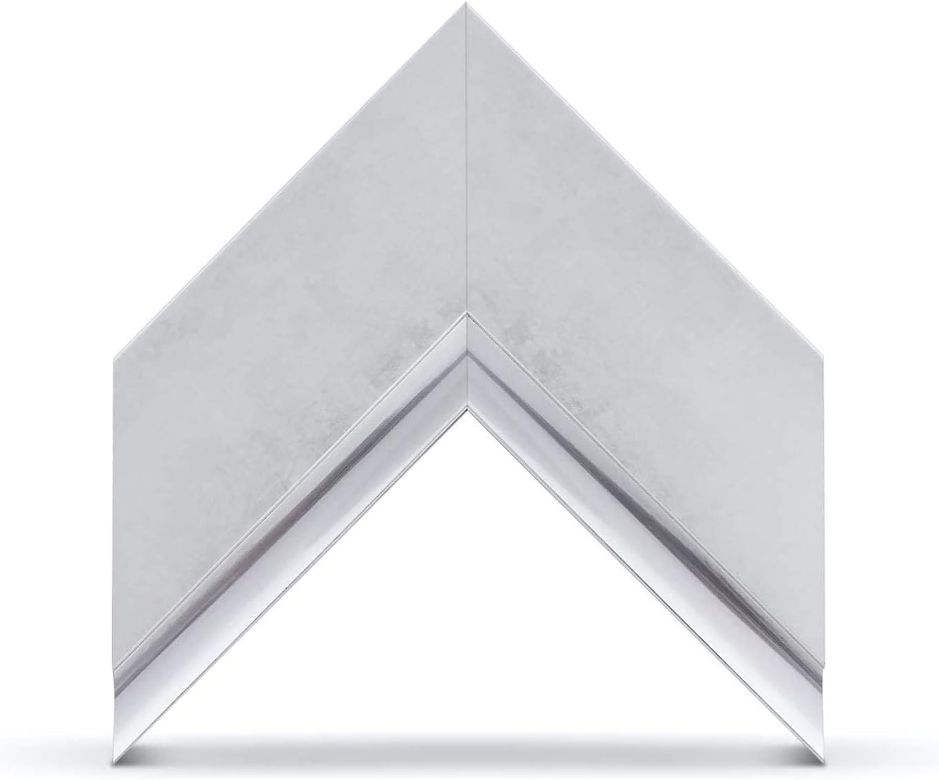 Contemporary Silver 3" Color Chip Premiere Deco TV Frame (32",43",50",55",65",75",85") Compatible ONLY with Samsung The Frame and Pro TVs (Fits 2021-2025, LS03A,LS03B,LS03C,LS03D,LS03FA,LS03FW)