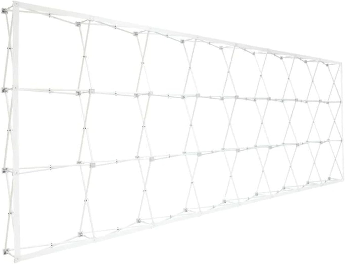 Custom Fabric Pop Up Straight Display, Trade Show Display Backdrop Booth, Hook and Loop Step and Repeat Backdrop for Trade Show Backdrops (Graphic with Frame, 20ftx10ft)