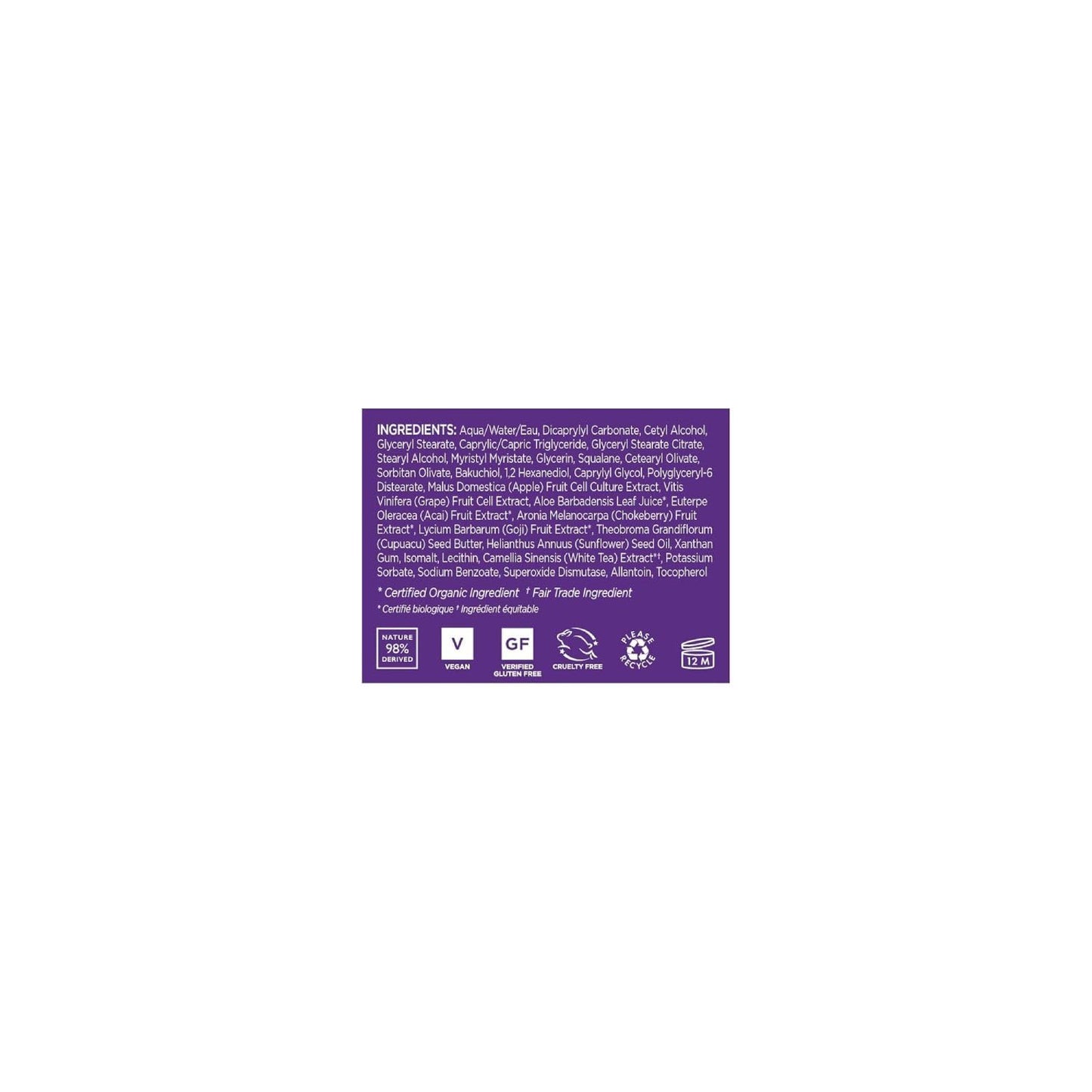 Andalou Naturals Age Defying Plant-Based Retinol Alternative Eye Balm, 0.45 OZ