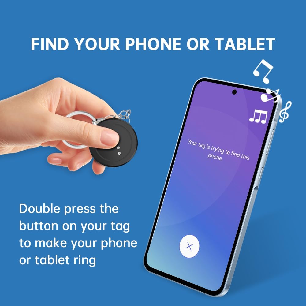 SmartTags for Samsung 4PCS, Bluetooth Trackers Item Locator for Keys, Wallet, Luggage, Pets, IP65 Water-Resistant, Long Battery Life, Compatible with Samsung Galaxy Device (NOT for iOS or Huawei)