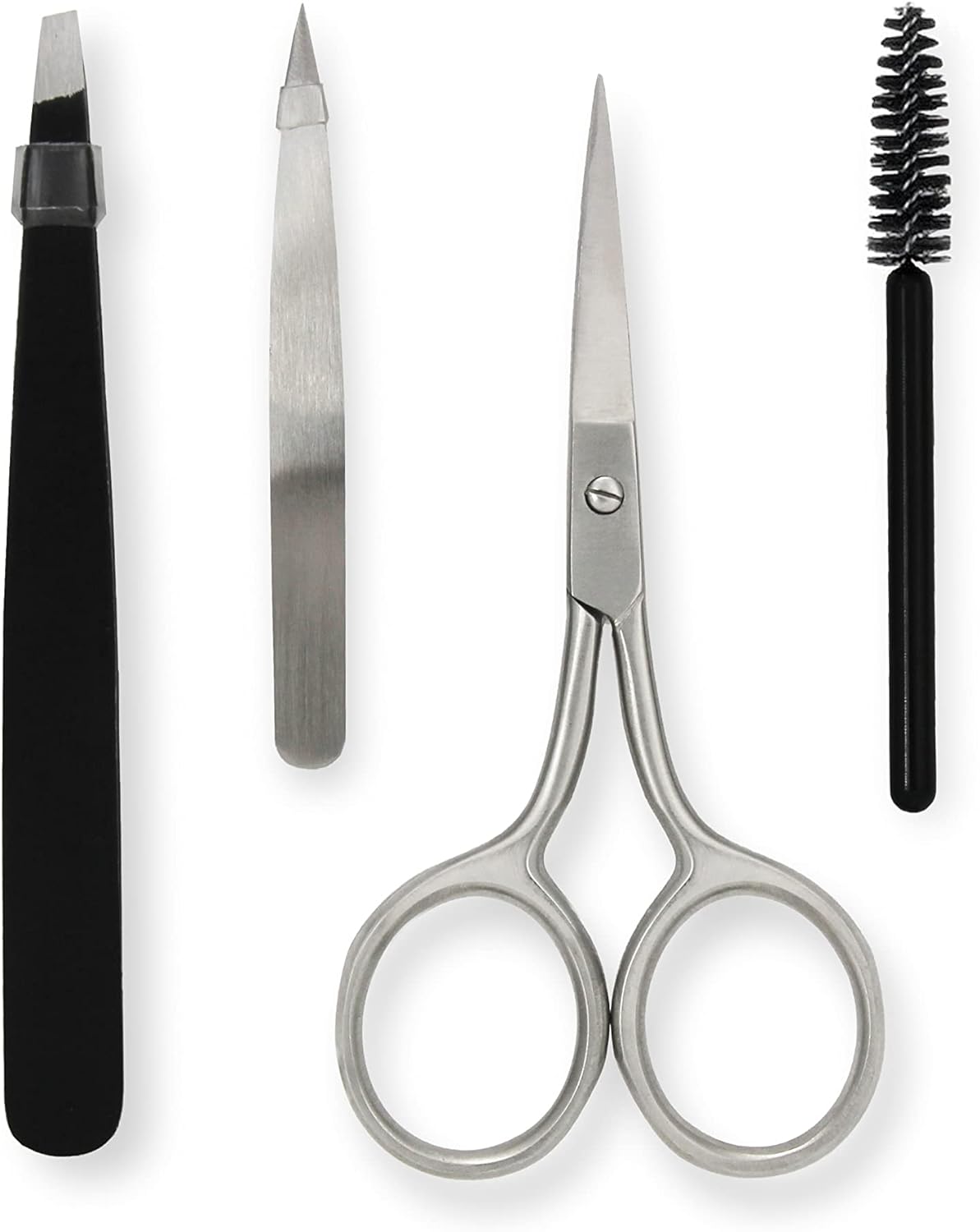 Amazon Basics 4 Piece Brow Kit, black