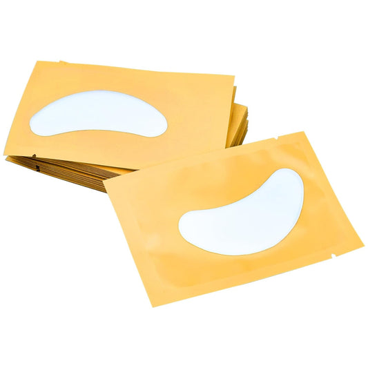 30 Pairs Under Eye Patches, Isolation Eyelash Extension Pads, Under Eye Gel Pads for Pro Salon and Individual, DIY Lashes Extension Supplies (Gold)