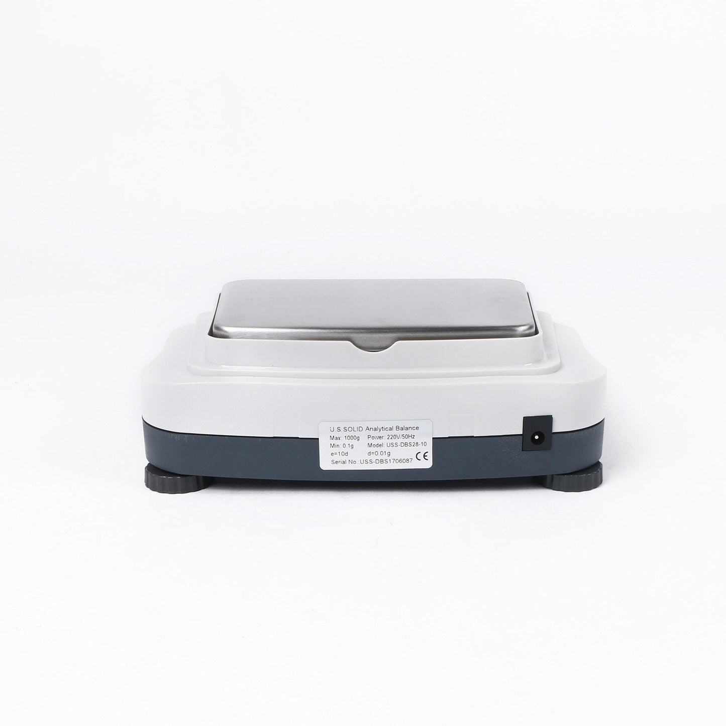 U.S. Solid Precision Lab Scale 1000g x 0.01g- High Precision Analytical Balance w/USB and RS232 Interface, Detachable Draft Shield, Calibration Weight,100-240 VAC