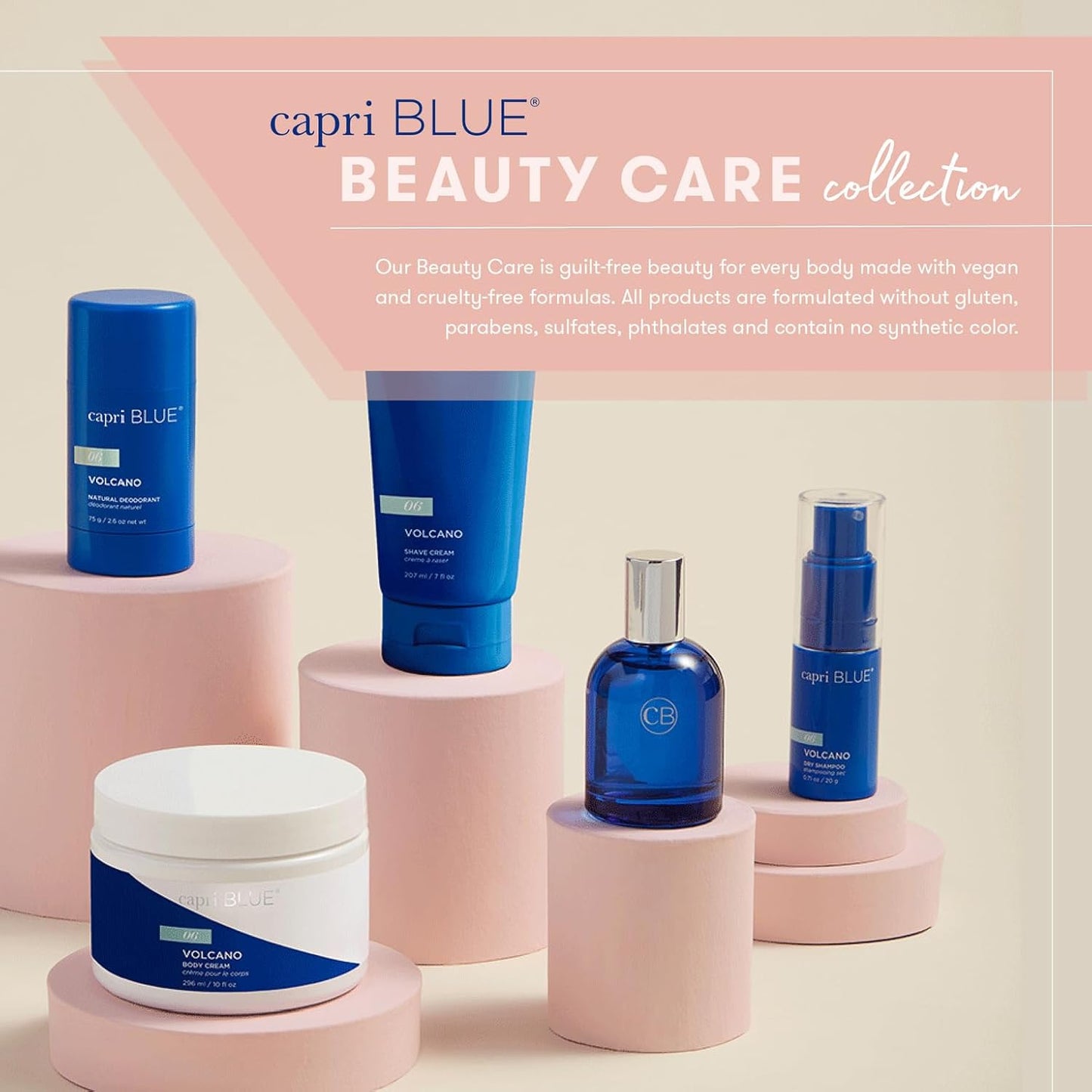 Capri Blue Volcano Fragranced Hair Mist - Hair Care Products for Women or Men - Shine Spray For Hair - Hair Perfume Formulated with Green Tea Extract & Rice Bran Oil (1.6 fl oz)