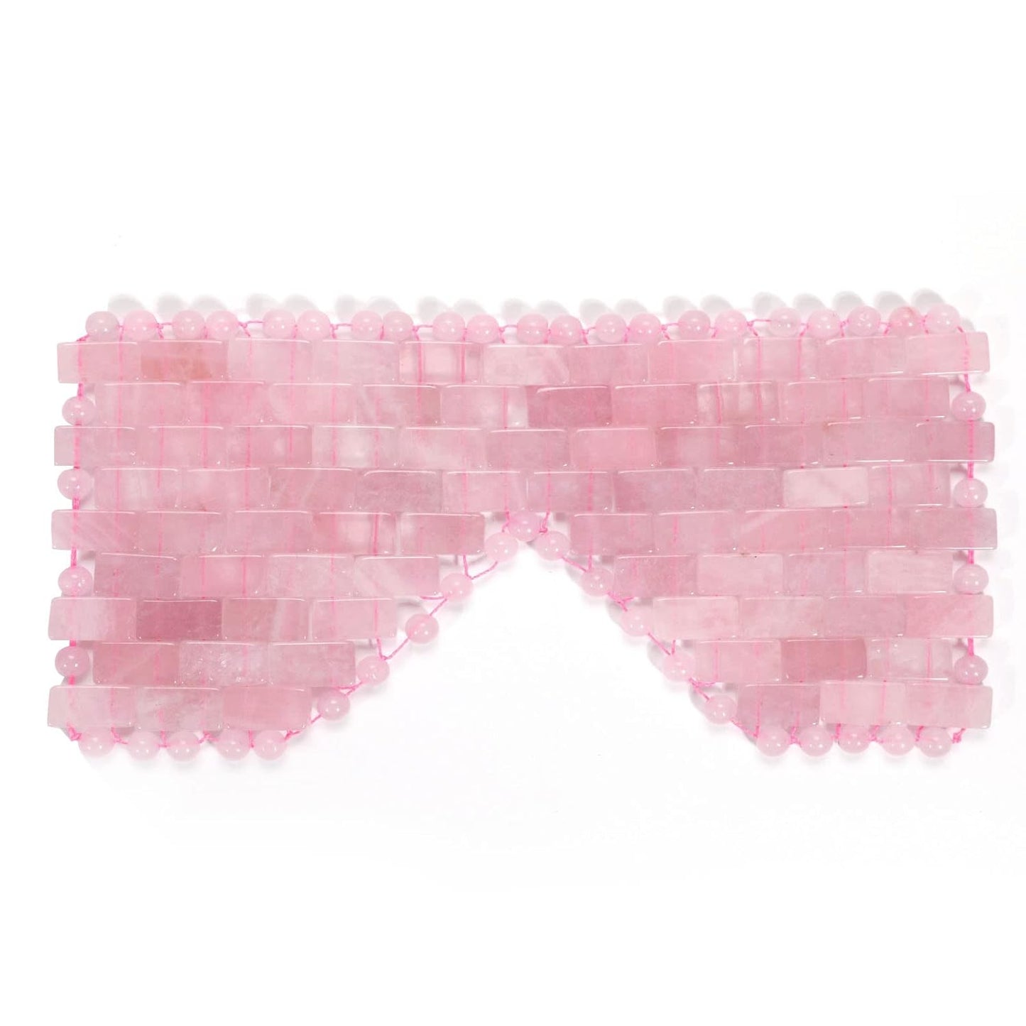 Jade Eye Mask, Rose Quartz Eye Mask，Gemstone Eye Mask Anti Aging Therapy Hot or Cold Using