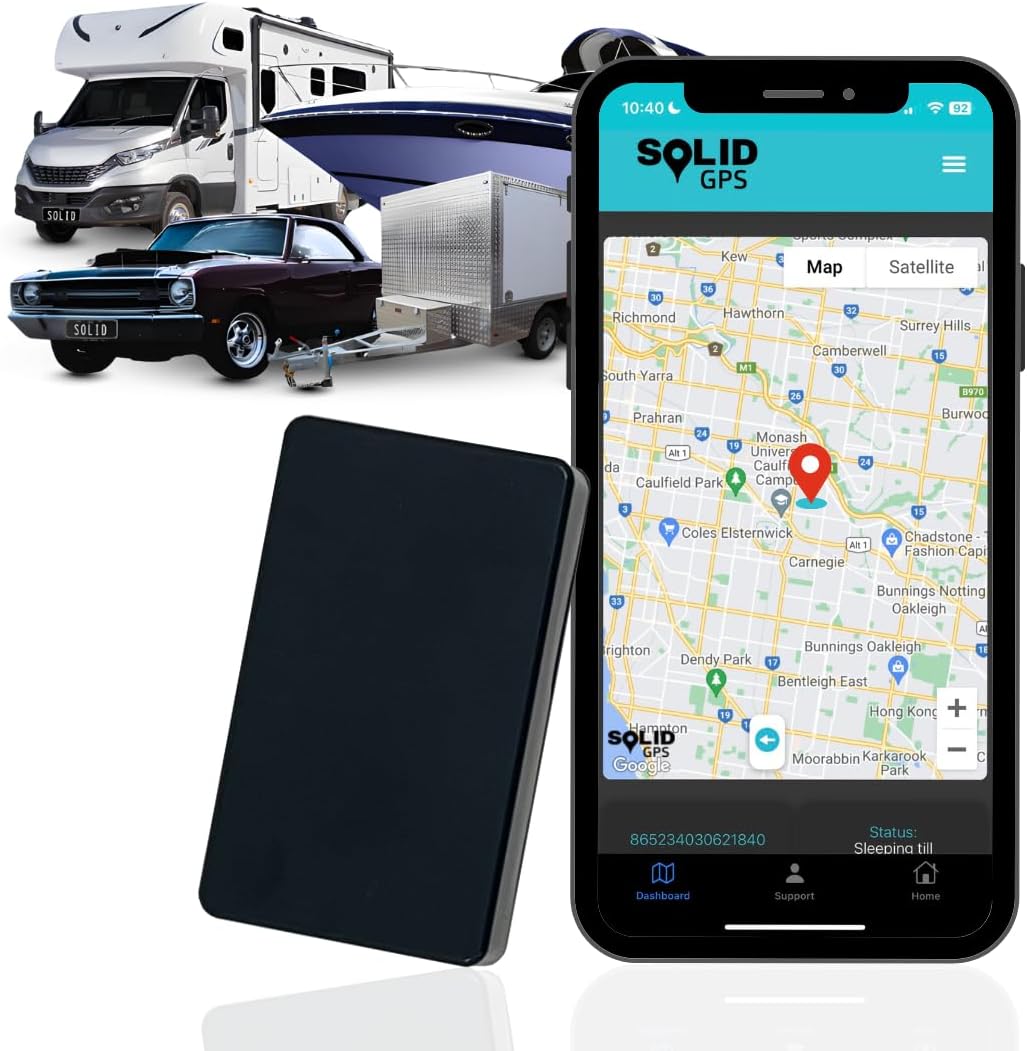 Tracker – Real-Time 4G Vehicle Tracker with App Alerts, Geofencing & Long Battery Options – No Wiring, Australian Support (3-Month Battery Life)