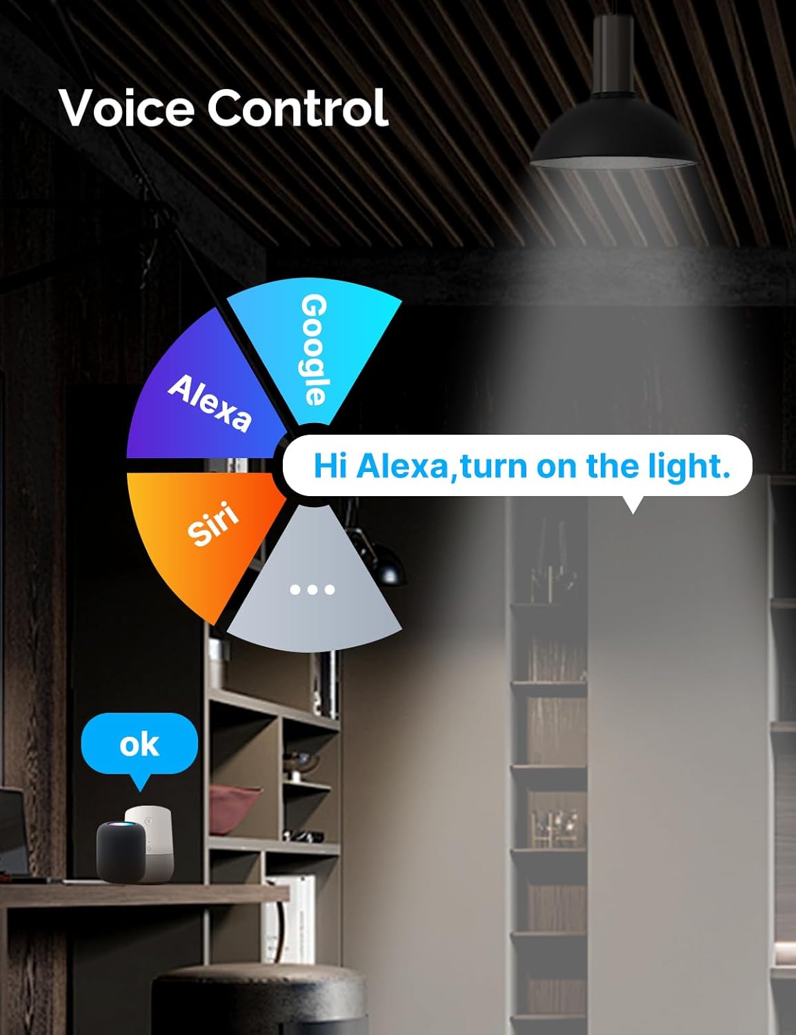 MOES Matter Wi-Fi Smart Light Switches Touch Glass Design, Needs Neutral Wire, Single Pole, 2.4GHz, Remote & Voice Control with Alexa, Google Home & Siri, Supports Timer and Schedule, White 1 Gang