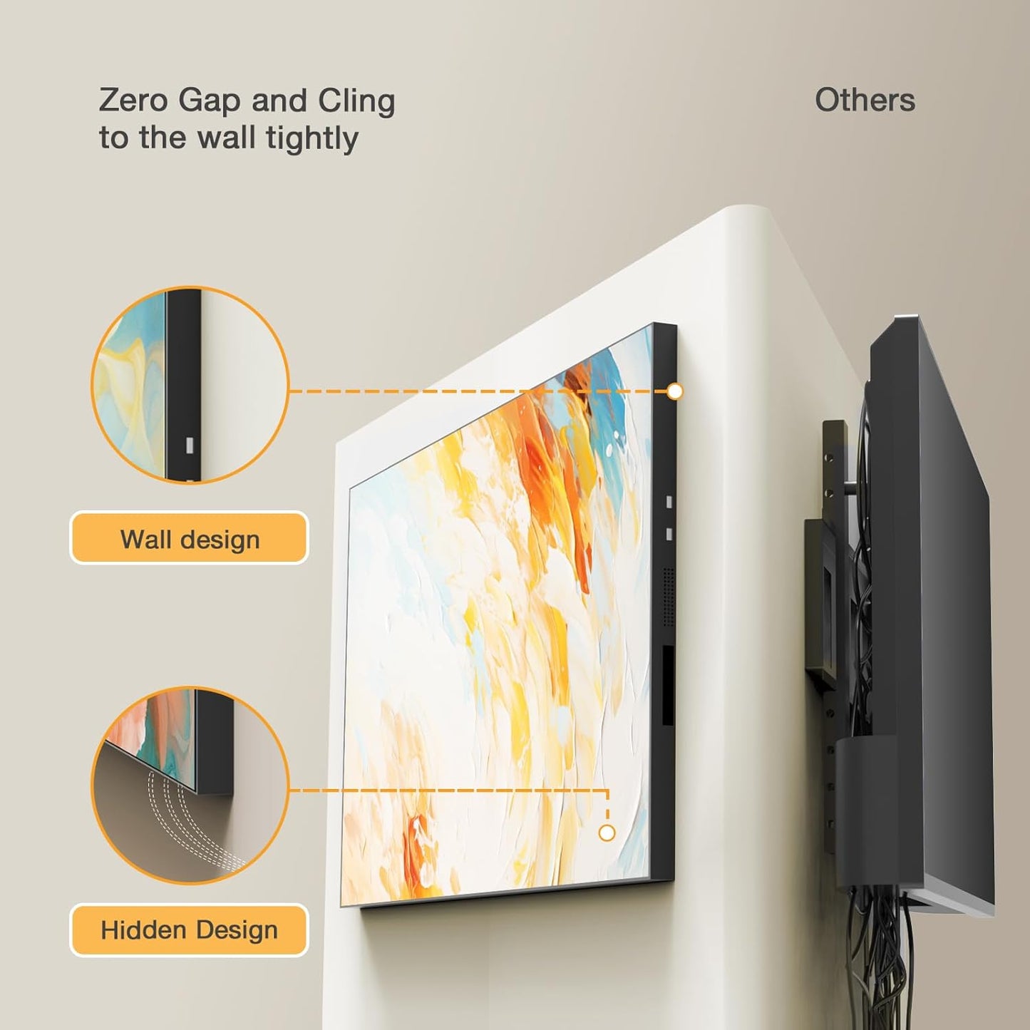 85inch Ultra-Slim Bezel-Less Digital Signage Display 4K HD 700 Nits Wall-Mountable Digital Signage Monitor 4+64G Android System HDMI Connectivity Ideal For Wayfinding Advertisingand More