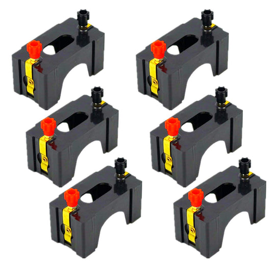 6pcs Series or Parallel D Battery Holder:Used for Physics Laboratory,School Electronic Experimenting,Great for Demos Teaching Basic Principles of Electricity & How a Simple Circuit Works