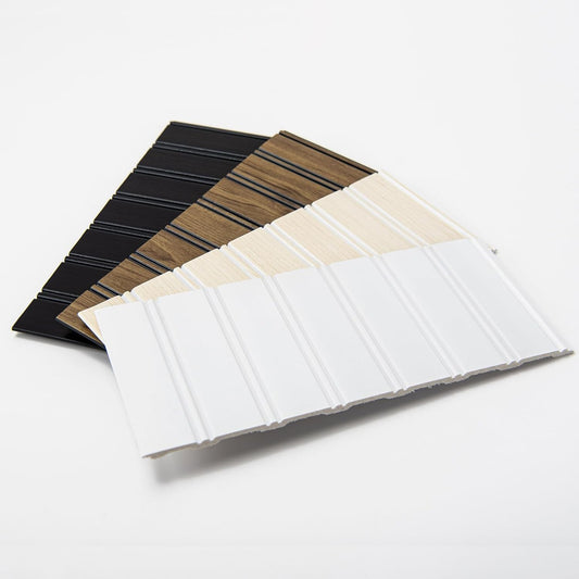Art3d Wainscoting Wall Panel 4-Pieces Sample Kit, Beadboard Panels for Walls, 4 Color Polystyrene Board and Batten Wall Panel Sample Kit
