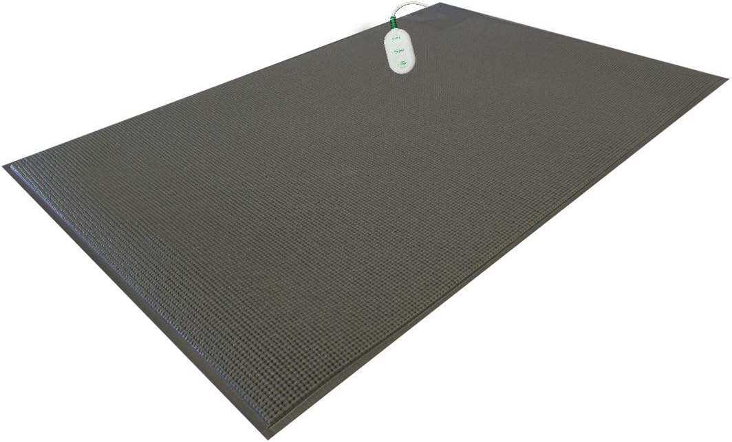 Smart Caregiver Add-on/Replacement Wireless Floor Sensor Mat - 24in x 36in - Floor Mat Works with Caregiver Paging Systems and Central Monitoring Unit (433-EC, TL-2020P, and 433-CMU)