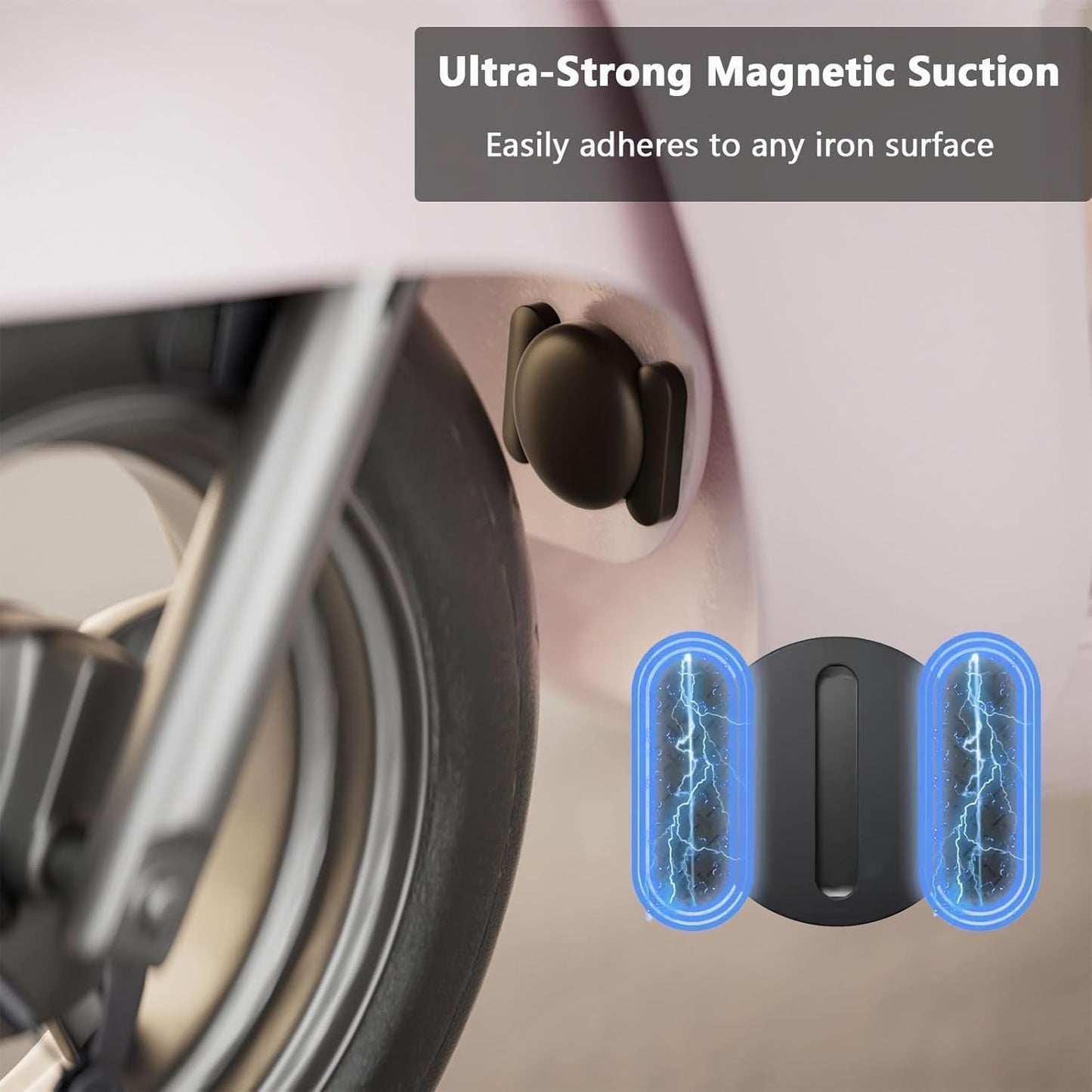 IP65 Waterproof Magnetic Mini GPS Tracker for Vehicles - Real-Time Hidden Tracking, Android Only, Anti-Theft Car Locator for Truck & Assets（Android Only）