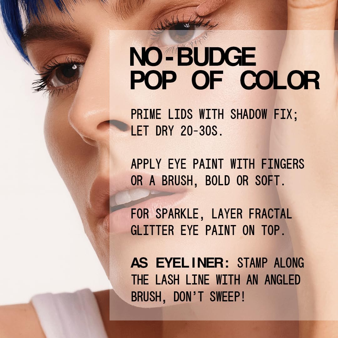 aboutface Matte Fluid Eye Paint Vertigo Flowers – High-Pigment Liquid Eyeshadow, Long-Lasting, No-Budge Matte Finish, Vegan & Cruelty-Free (Bright Green)
