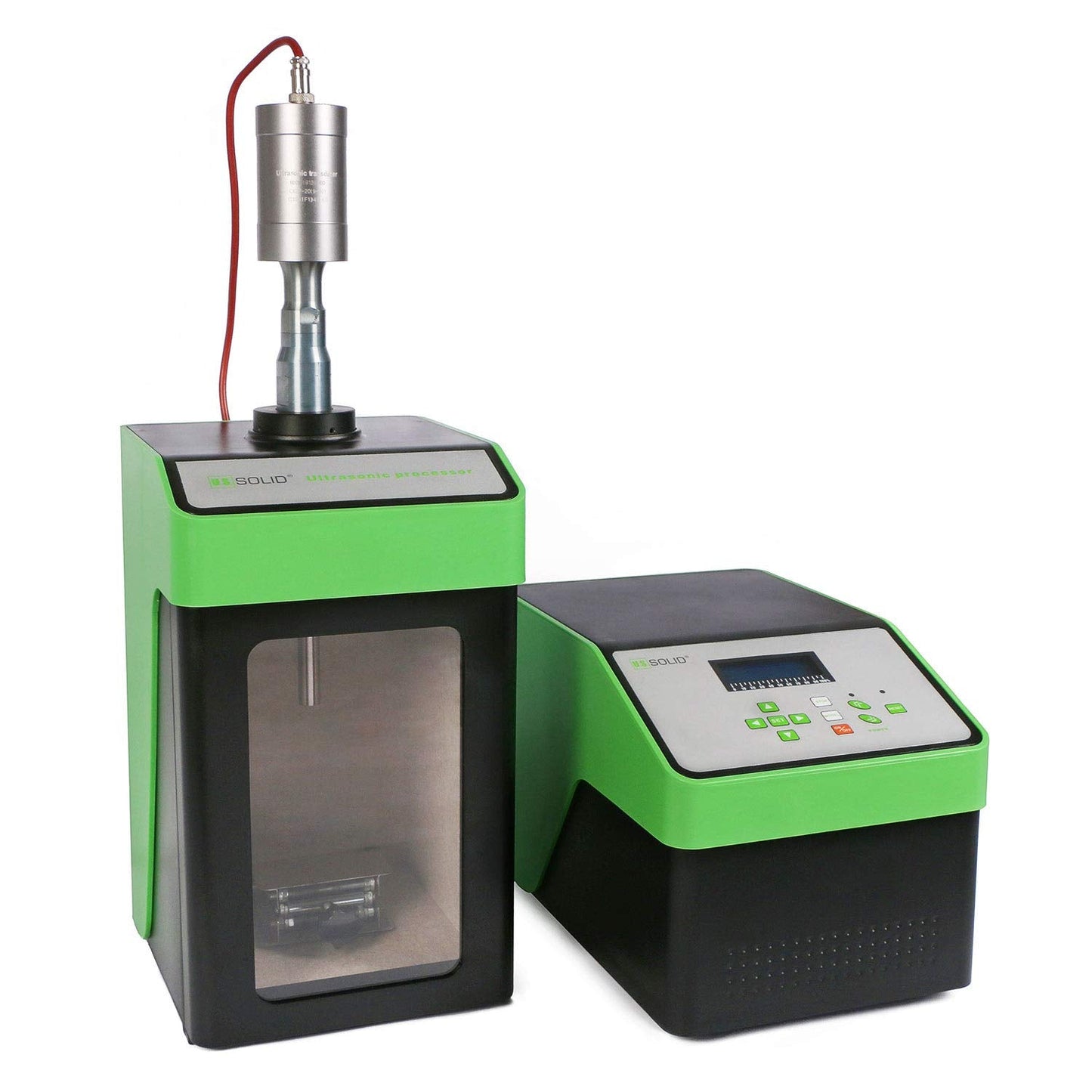 U.S. Solid 1200 W Ultrasonic Homogenizer - 20 mm Probe, 50-2000 ml Sample Capacity, Laboratory Sonicator Processor, Research Cell Disruptor & Industrial Mixer